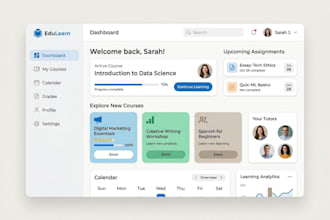 create UI UX for education platforms