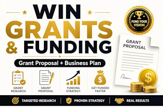 grant research grant proposal grant writing grant business plan funding