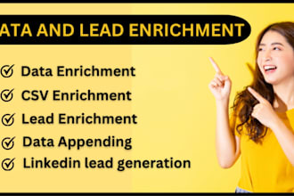 data enrichment lead appending CSV enrich, prospect email list, CRM integration