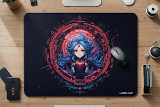 provide custom mouse pad design or desk mat design