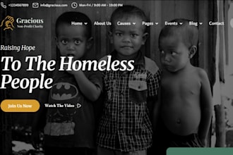 nonprofit website charity website donation website ngo website non profit 501c3