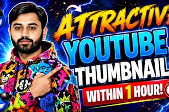 create high CTR youtube thumbnails fast