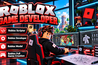 be your roblox game developer for game development and roblox scripting