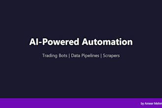build an ai powered automation or bot using python