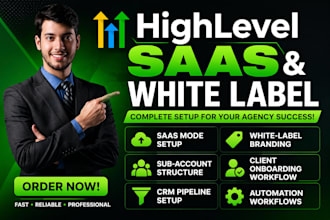 setup gohighlevel saas ghl automation highlevel white label crm system setup