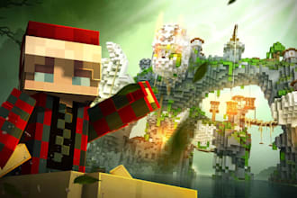 design custom minecraft youtube thumbnails