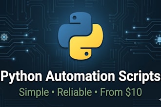 create a python script to automate tasks and file generation
