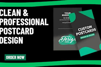 design creative flyers, rack cards, bookmarks and postcards