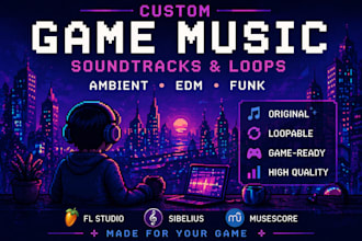 produce high quality game music soundtrack
