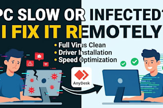 help with windows computer, delete virus, install drivers