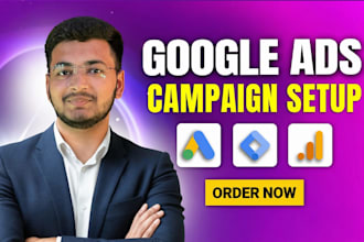setup and manage google ads, ppc campaign