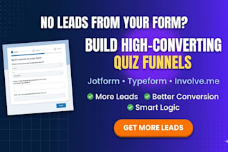 build tally form, quiz funnel, jotform, typeform, involve me, jotform
