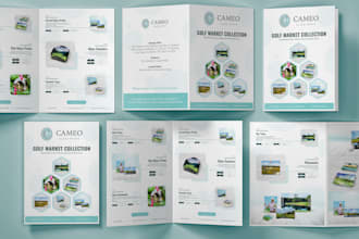 create a digital product catalogue design and product showcase catalogue