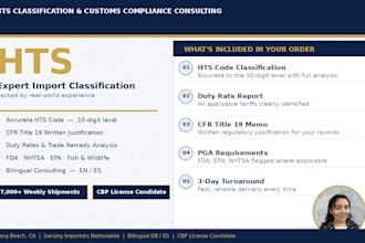 classify your imported goods with accurate hts codes for US customs