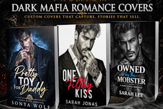 design a book cover for dark mafia romance