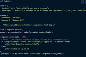 create python selenium automation scripts for web scraping and browser tasks