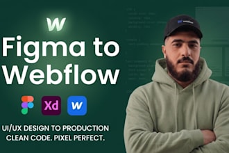 convert figma to webflow or design webflow website