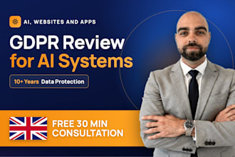 review your ai system, website or app for gdpr and data protection compliance