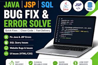 fix your java jsp sql bugs quickly