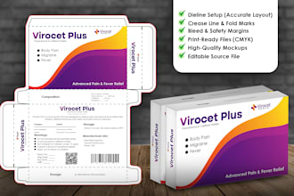 do medicine box packaging and medical product label design