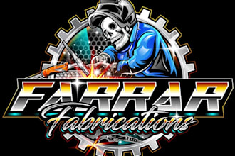design modern fabrication logo for your company