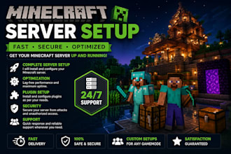 setup your minecraft server and optimize your low end pc