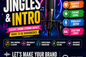 create catchy jingles, podcast intros, parody songs and theme music
