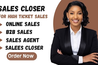 be your sales closer for b2b sales online sales and sales leads conversion