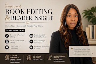 edit your book for clarity and flow