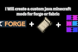 create a custom minecraft mod for forge or fabric