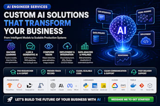 build custom ai solutions, automation, and chatbots for your business