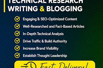 be your expert technical and creative content writer