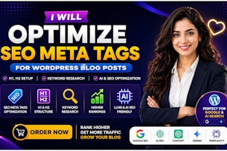 optimize seo meta tags for wordpress blog posts to improve rankings