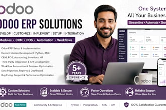 develop customize implement odoo erp setup integration modules crm pos