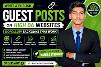 write and publish guest post on high da websites