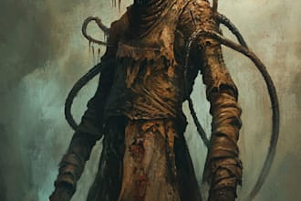do horror character design