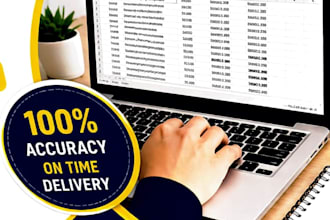 do data entry, typing and copy paste work