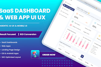 design premium saas dashboards and ai web app interfaces