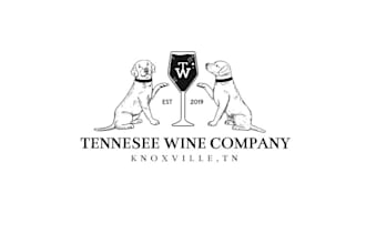 design unique winery wine label logo