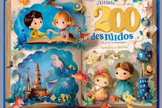 draw illustrations for children book