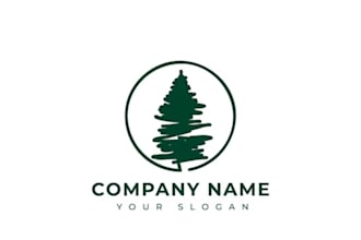 create professional and specialty tree service logo design for you