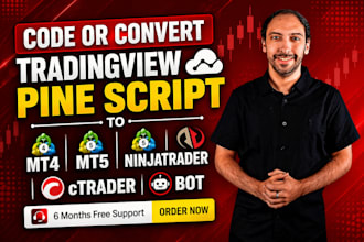 code or convert tradingview pine script to ninjatrader mt4 mt5 ctrader indicator