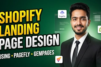 build high converting shopify landing page with pagefly or gempages
