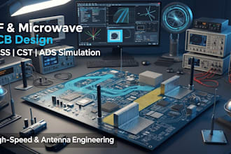 design rf antennas, microwave circuits and high speed pcbs with hfss, cst, ads