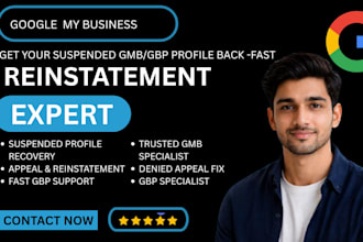 audit fix and reinstate suspended google my business profile gmb profile listing