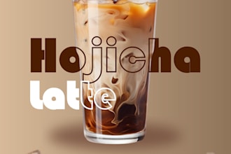 create a cafe menu poster for you