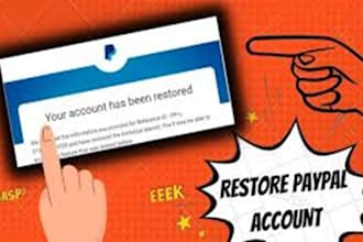 resolve frozen or limited paypal, wise, or stripe accounts fast