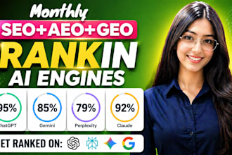 do monthly GEO aeo local SEO to rank in chatgpt gemini