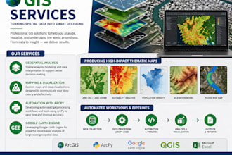 do expert gis mapping, geospatial and satellite analysis