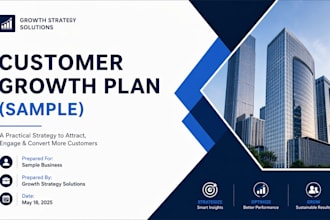 create a simple plan to increase your customers and sales